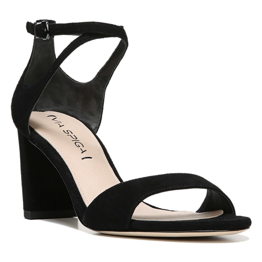 Lyst Via Spiga Wendi Suede Dress Sandals In Black